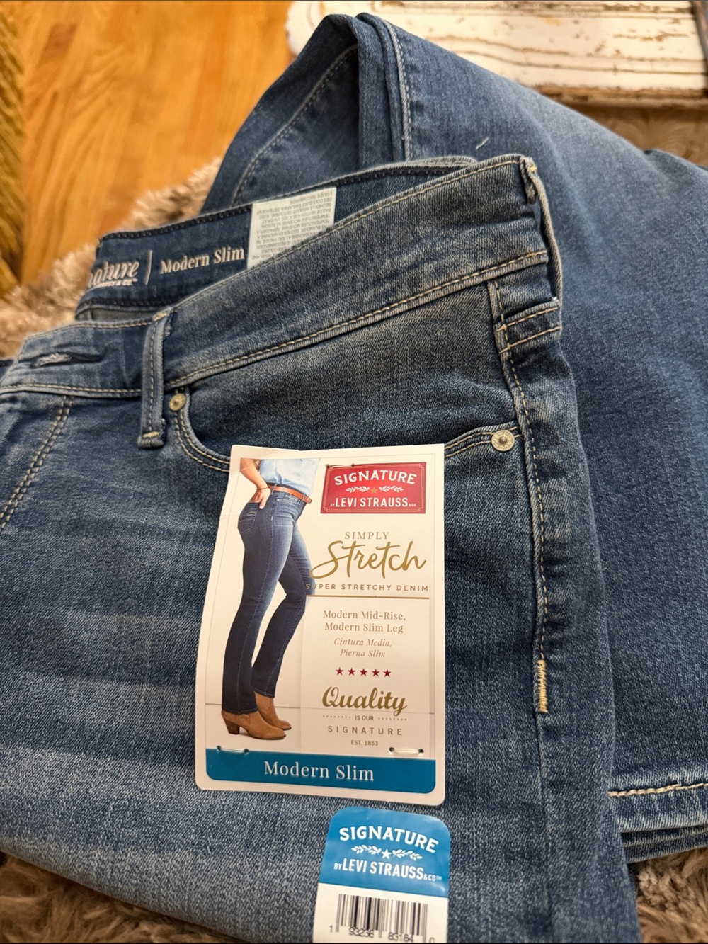Levi's Modern Slim Jeans - Medium Blue